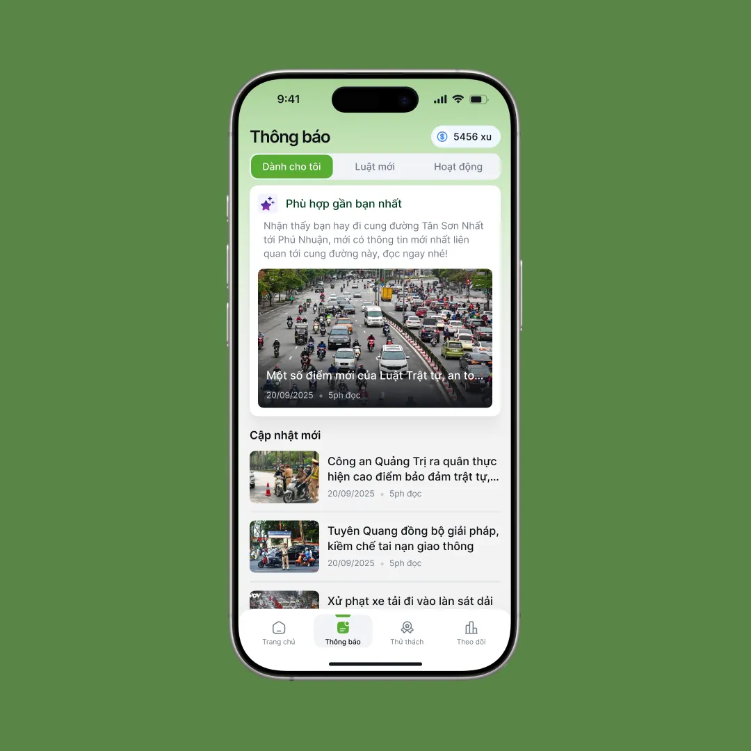 News feature demonstration